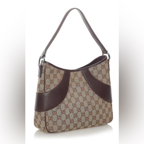GUCCI GG Canvas & Leather Shoulder Bag โ EUC โจ๐ - Picture 2 of 13